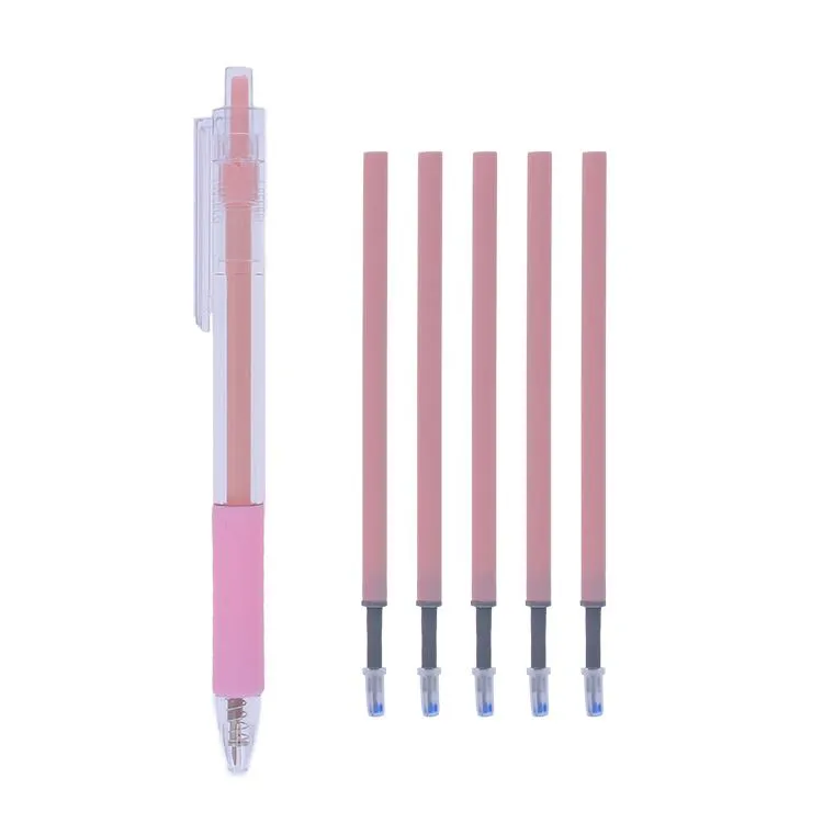 Stylo cutter + 5 lames de rechanges (rose) 