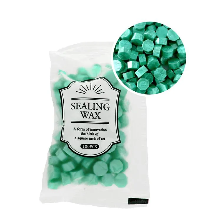 Pastilles de cire 'Vert' (100pcs)