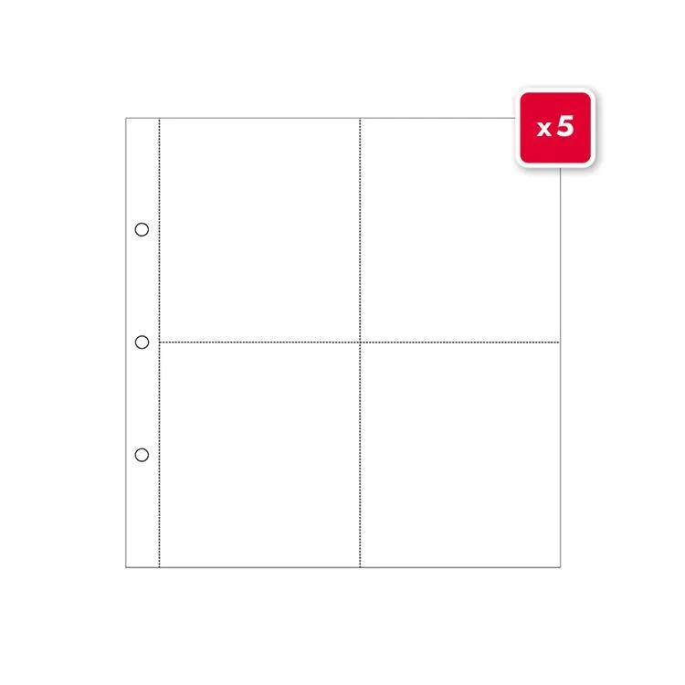Pochette classeur DIE 4 séparations (5 pcs) 