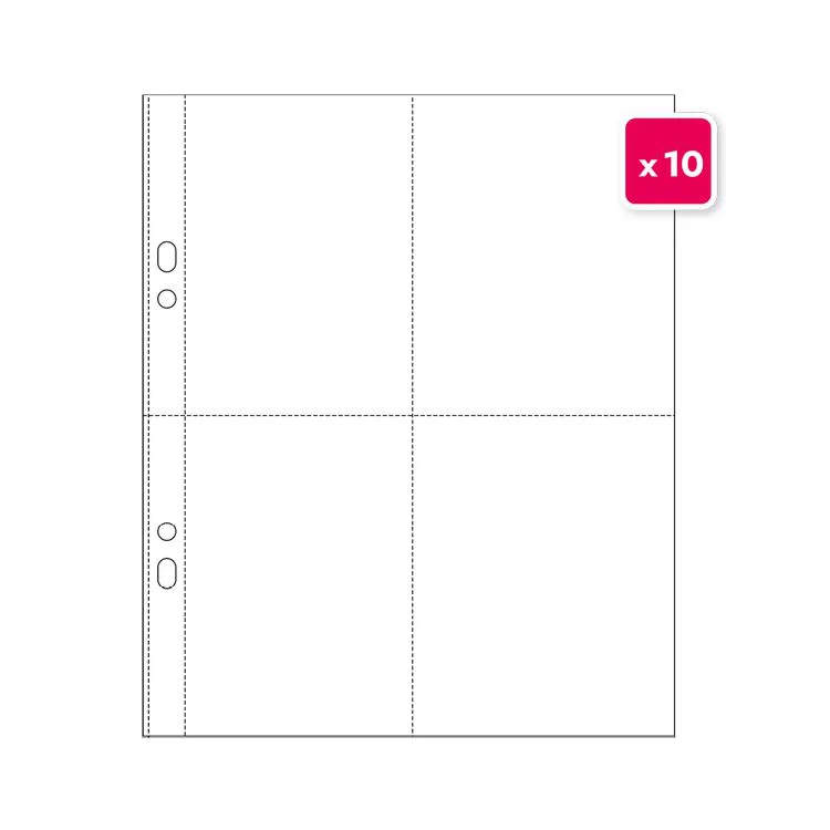 Feuille 4 compartiment 'Instants de vie' A5(10pcs)