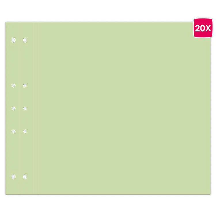 Pages tendance 30x30 'Tendre pomme' (20p) 