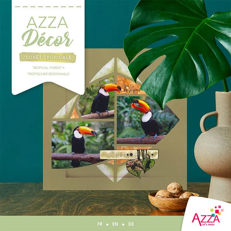 Livre Azza décor 'Forêt tropicale'