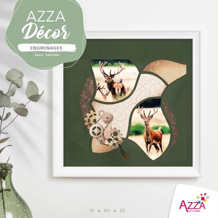 Livre Azza Décor 'Engrenages'