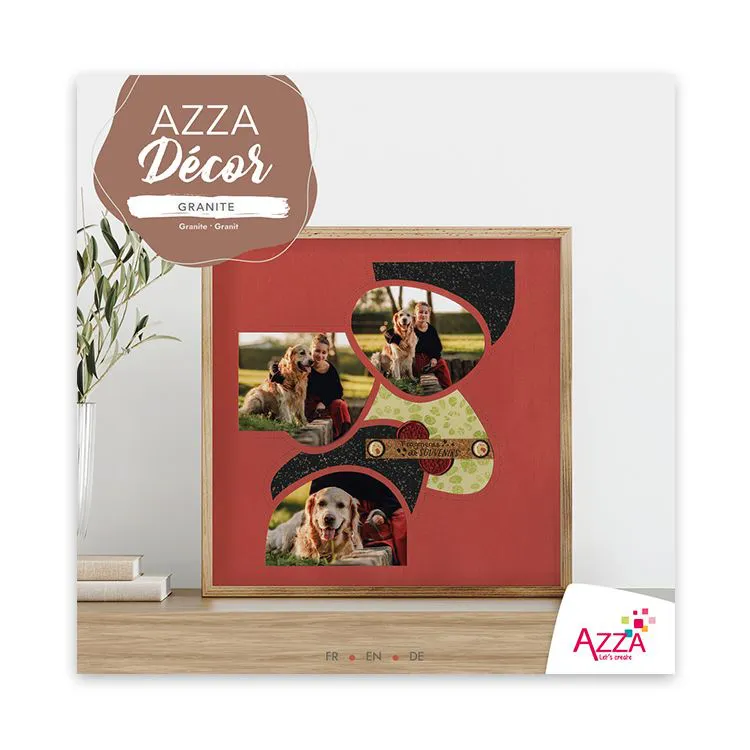Livre Azza d&eacute;cor 'Granite' 