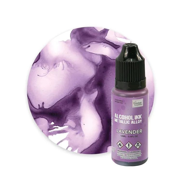 Encre à alcool 'Metallic Alloy Lavender' 12ml   