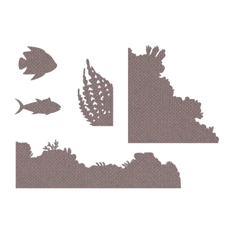 Matrices de découpe 'Fenêtre marine' 