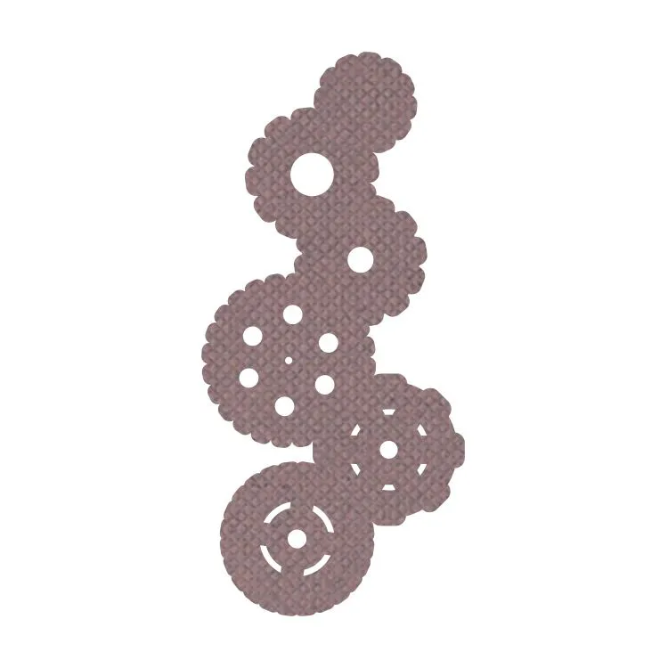 Matrices de découpe 'Frise Engrenages'