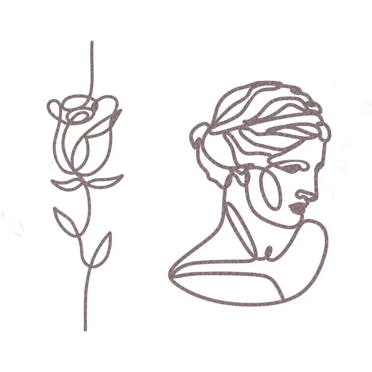 Matrices de d&eacute;coupe 'Po&eacute;sie lyrique II'