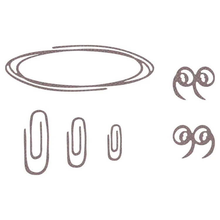 Matrices de d&eacute;coupe 'Caract&egrave;res'