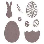 Matrices de découpe 'Lapins de Pâques'