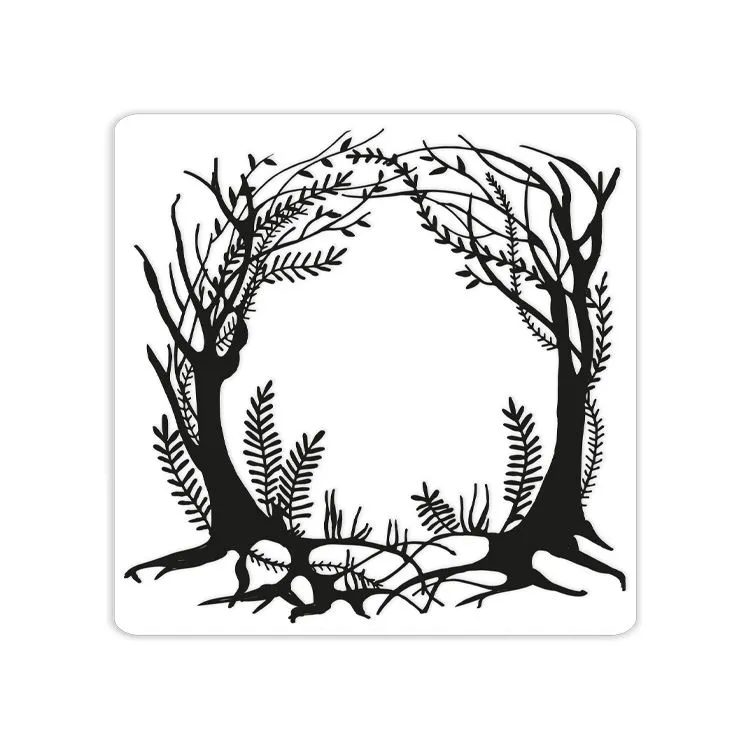 Classeur de gaufrage 'Boisé' (15x15cm)