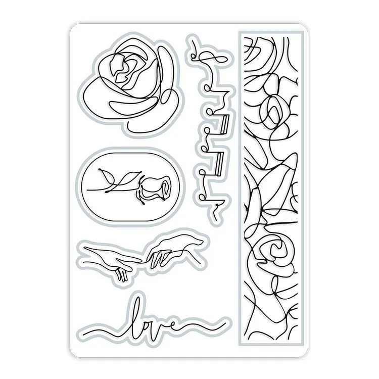 Classeur de gaufrage et d&eacute;coupe 'Po&eacute;sie lyrique' 