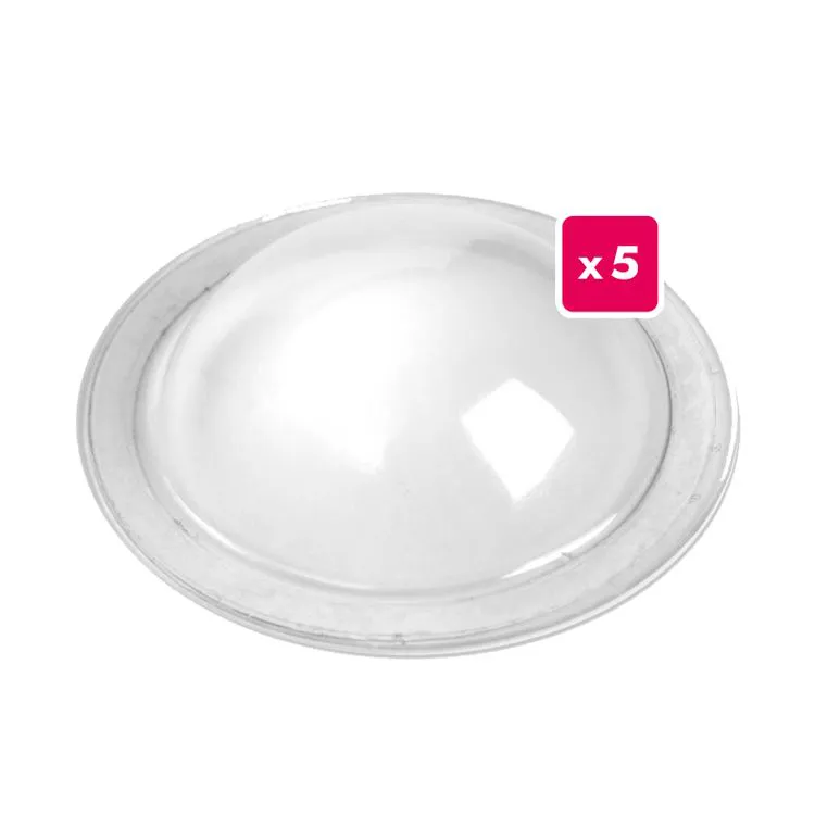 Dômes en plastique - 9 cm (5pcs) 