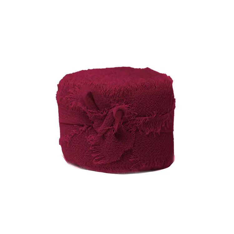 Ruban en chiffon 'Bordeaux' (2.5cmx4.57m) 