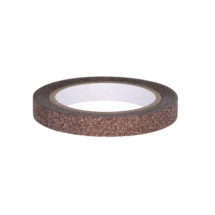 Ruban adh&eacute;sif paillet&eacute; 'Chocolat' 5mmx5m