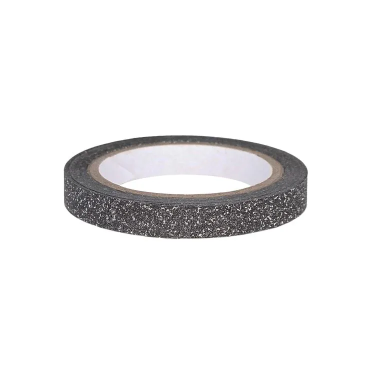 Ruban adh&eacute;sif paillet&eacute; 'Noir' 5mmx5m