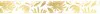 Washi tape 'Floral' (gold foil) 15mmx8m