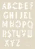 Gabarit décor 'Lettres' (1 planche)