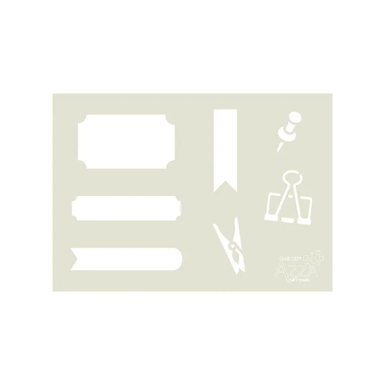 Gabarit décor 'Bloc mémo' (1 planche)