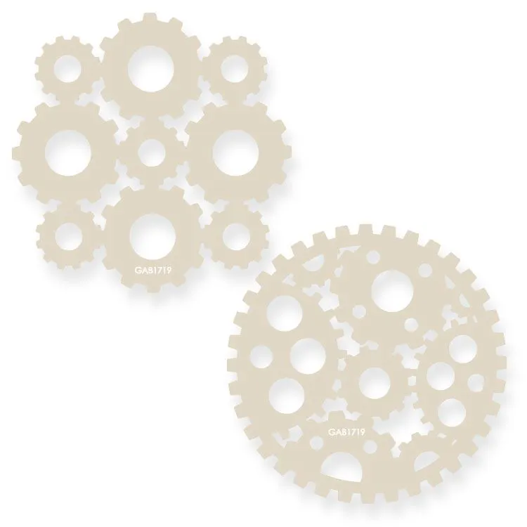 Gabarits bordure  'Engrenages'