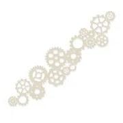 Gabarit bordure 'Frise Engrenages' (25cm)