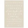 Gabarit Alphabet A4 'Cécile'