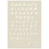 Gabarit Alphabet A4 'Simone'