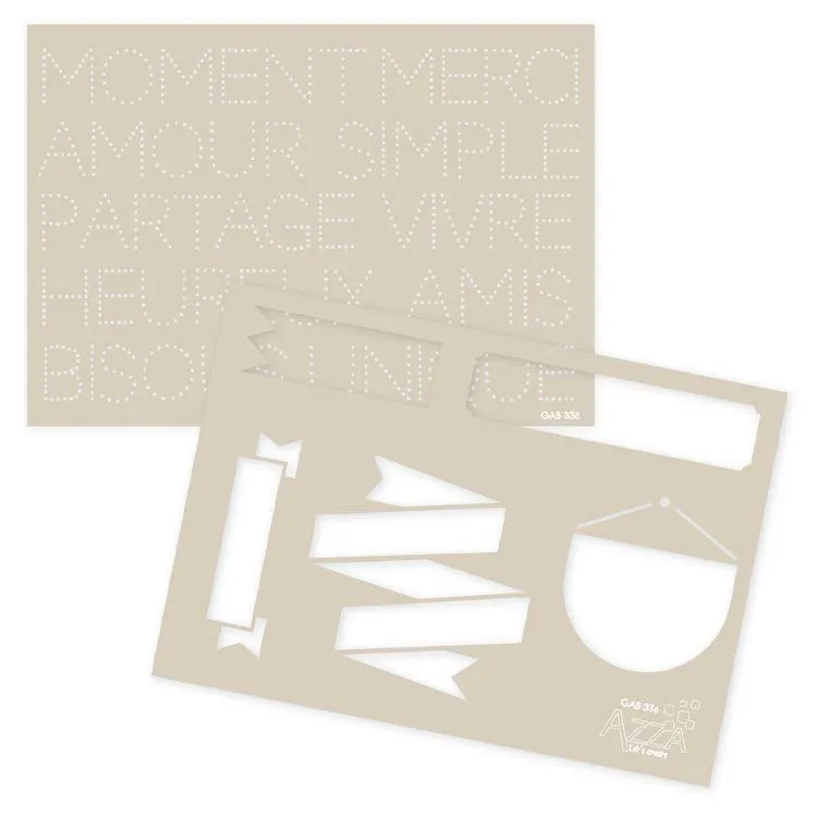 Gabarits texture 'Juste un mot'