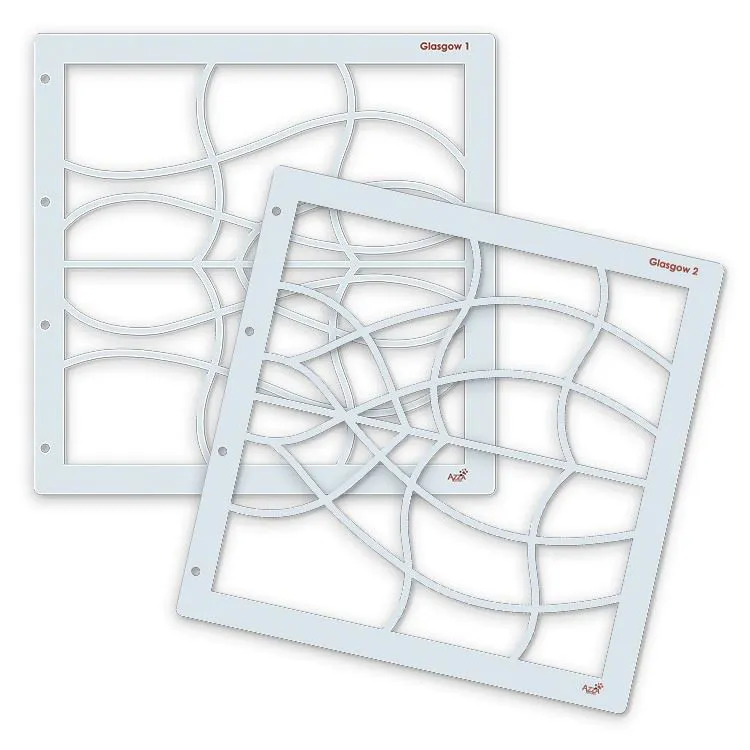 Duo de gabarits photo 30x30 'Glasgow'