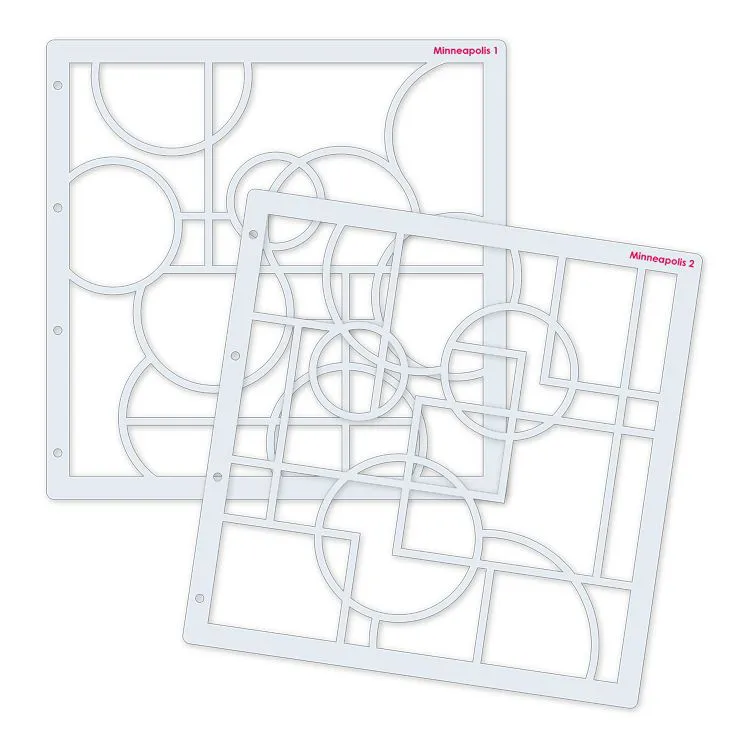 Duo de gabarits photo 30x30 'Minneapolis'