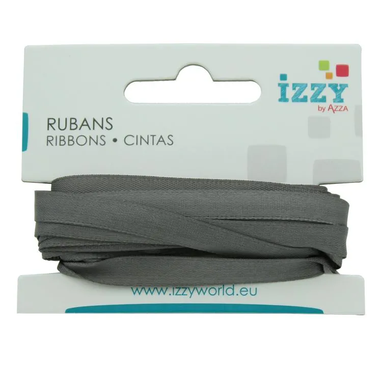 Ruban satin 6mmx5m 'Argenté' 