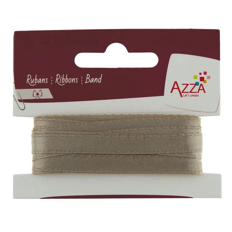 Ruban Satin 6mmx5M 'Taupe' 