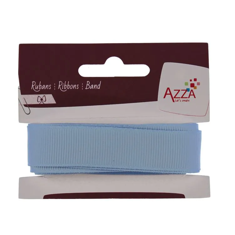 Ruban gros grain 15mmx3m 'Bleu ciel'