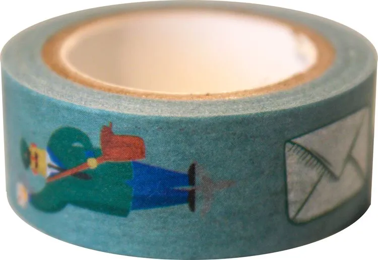 Washi tape 'Cartes postales' 15mmx8m 