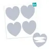 Sticker à gratter - Cœur (20pcs)