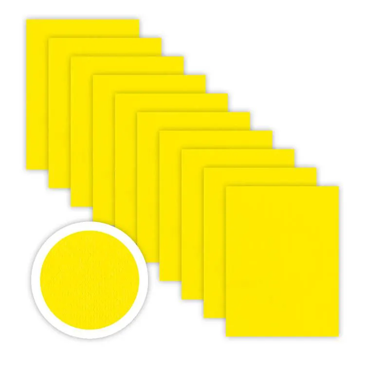 Papier uni A4 236gr. -  10 fl. -  Daffodil