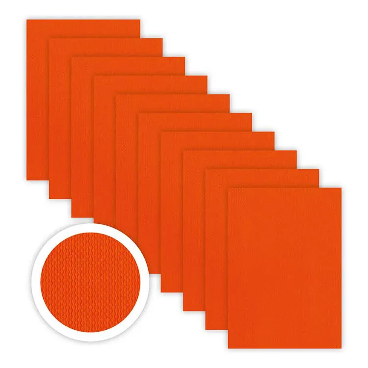 Papier uni A4 236gr. -  10 fl. -  Orange