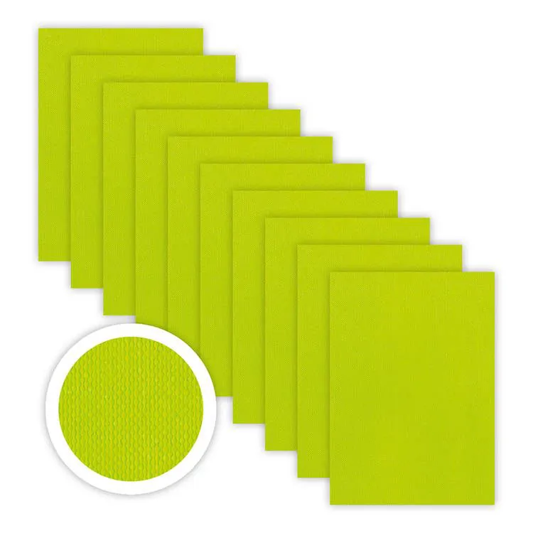 Papier uni A4 236gr. -  10 fl. -  Lime green 