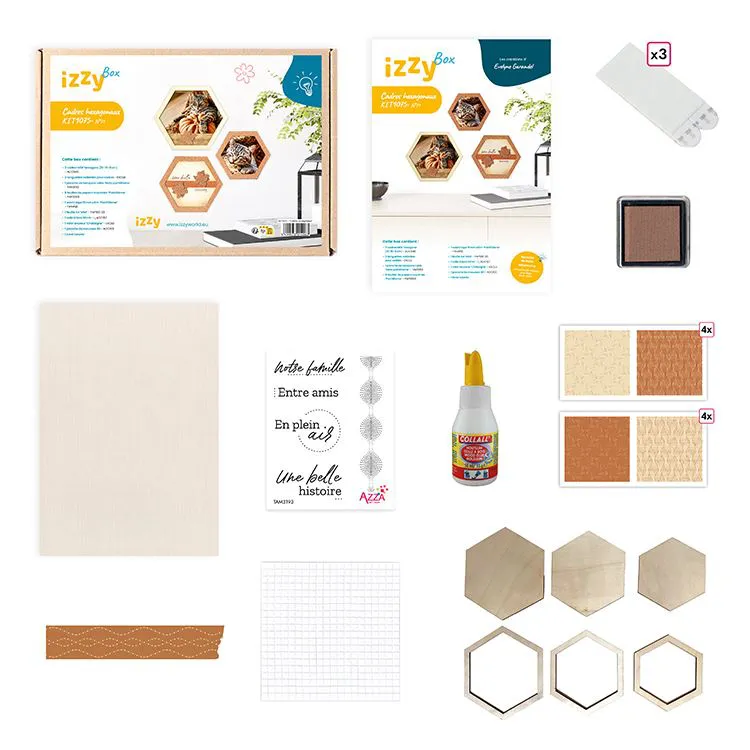 Izzy Box 'Cadres hexagonaux'