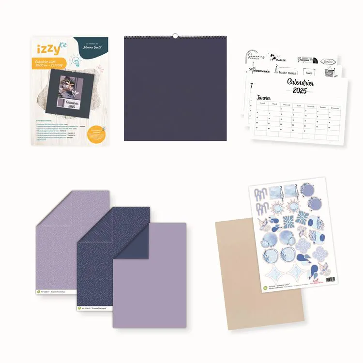 Kit express 'Calendrier 30x30 cm - 2025'