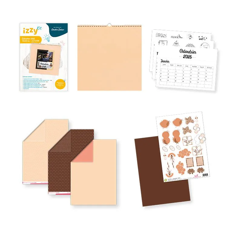 Izzy Kit 'Calendrier 30x30 cm - 2026' 