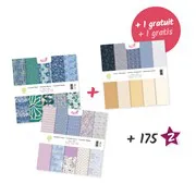 Panier promo ‘2 blocs pap. imprimés 30x30 + 1 grat