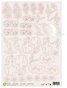 Saynète prédécoupées vellum 'Poésie lyrique''