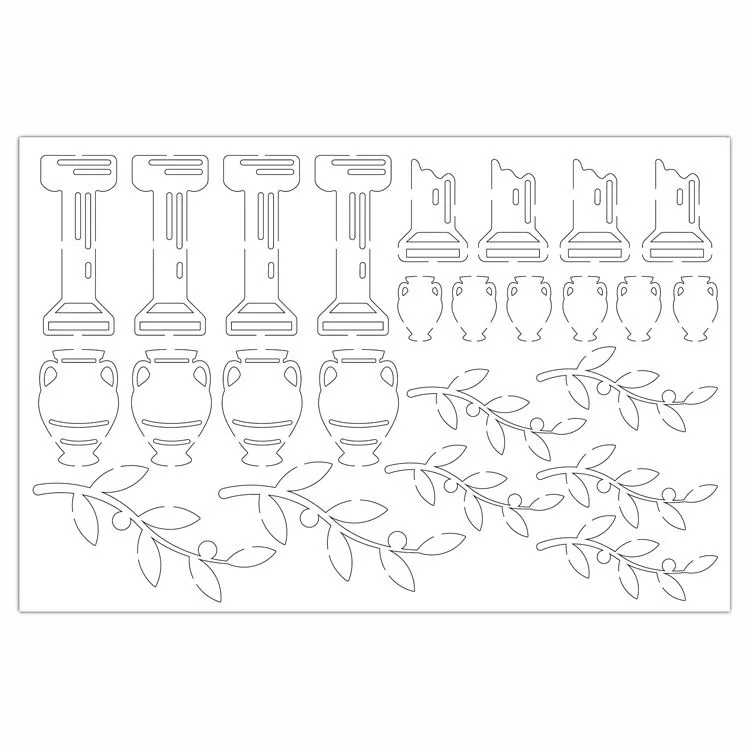 Figurines silhouette 'Grèce'