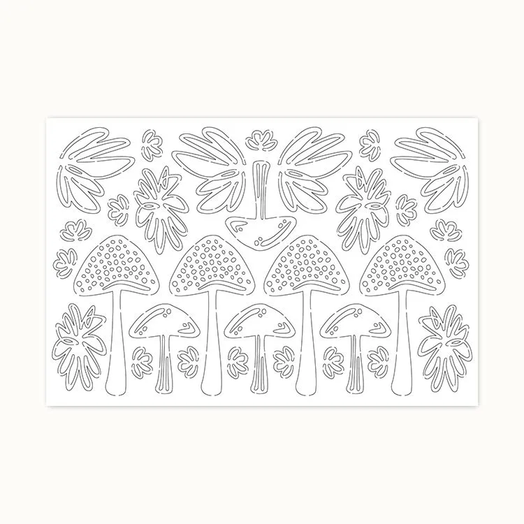 Figurines silhouette 'Forêt enchantée'