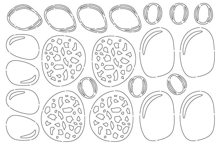 Figurines silhouette 'Granite'