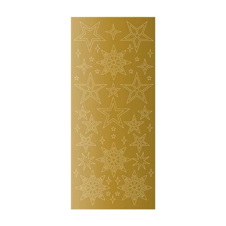 Sticker contour 'Etoiles -Standard gold 