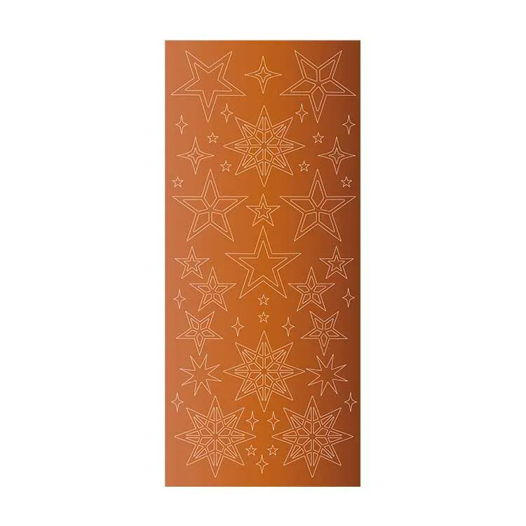 Sticker contour 'Etoiles - Mirror Copper