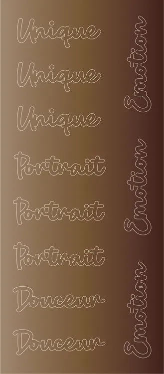 sticker contour forme 'Mots Parenthèse graphique'