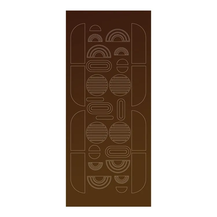 Stickers contours 'Arcades' (Mirror Brown)